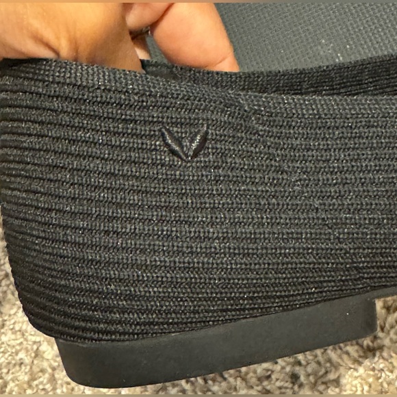 Viviai black Flats with silver stripes size 43 NWOT - Picture 5 of 7